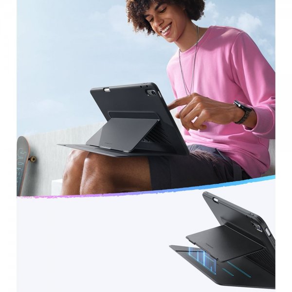 ESR iPad Air 13 (M2/M3/M4) Fodral Flip Hybrid Svart