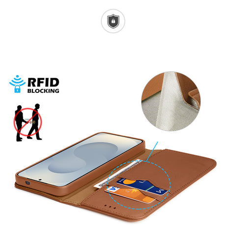 Dux Ducis Samsung Galaxy S25 Edge Fodral Hivo Series Brun