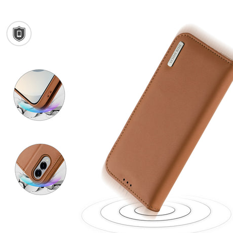 Dux Ducis Samsung Galaxy S25 Edge Fodral Hivo Series Brun