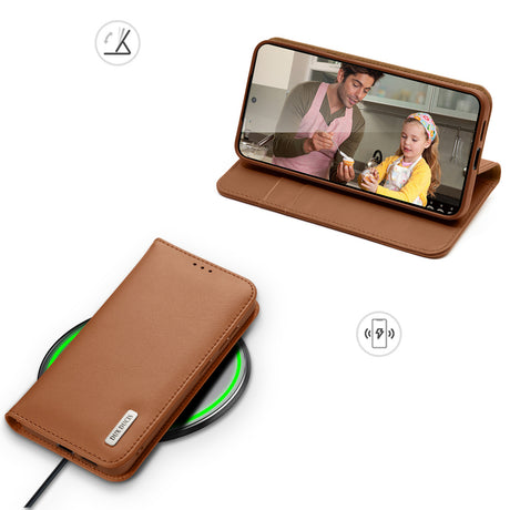 Dux Ducis Samsung Galaxy S25 Edge Fodral Hivo Series Brun