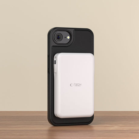 Tech-Protect iPhone 16e/iPhone 17e Fodral Wallet MagSafe Svart