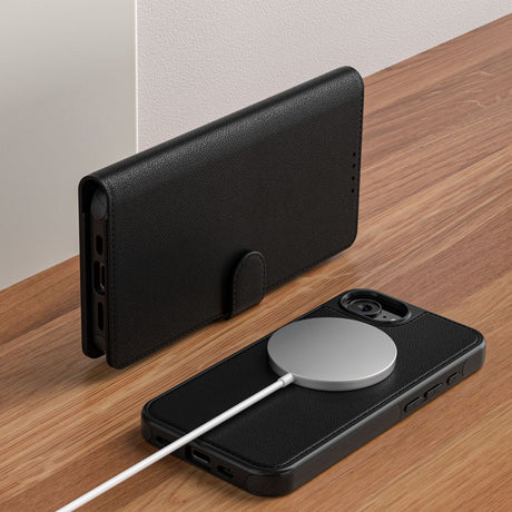 Tech-Protect iPhone 16e/iPhone 17e Fodral Wallet MagSafe Svart