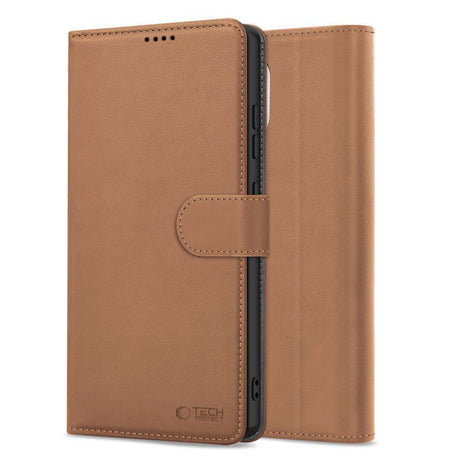 Tech-Protect iPhone 16e/iPhone 17e Fodral Wallet Brun