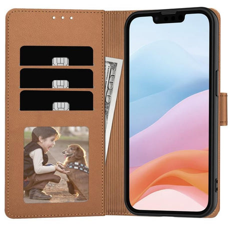 Tech-Protect iPhone 16e/iPhone 17e Fodral Wallet Brun