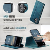 CaseMe iPhone 17 Fodral C49 Series Grön