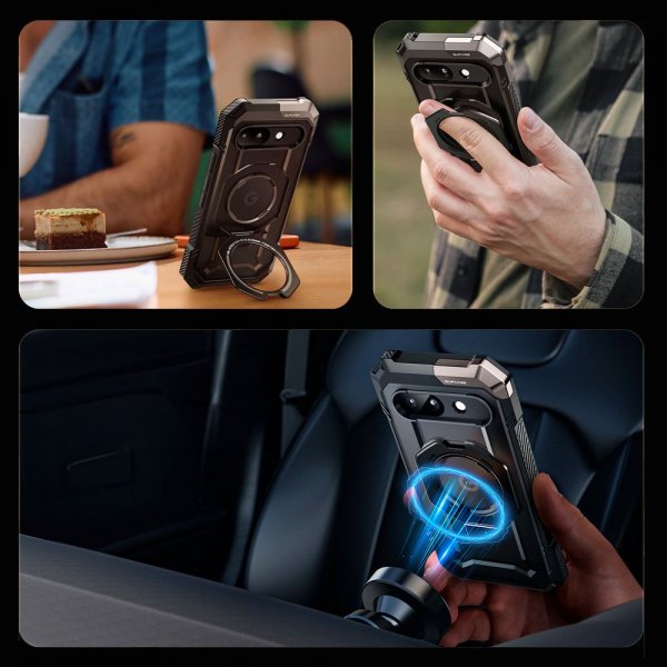 Supcase Google Pixel 9a Skal UB Grip MagSafe Svart