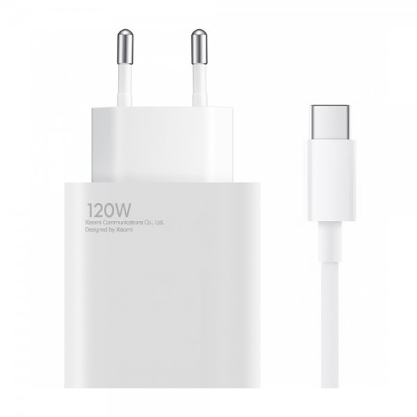 Xiaomi Original Laddare med USB-C kabel 120W HyperCharge Combo 6A