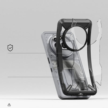 Ringke Nothing Phone (3a) Pro Skal Fusion X Clear Black