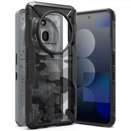 Ringke Nothing Phone (3a) Pro Skal Fusion X Camo Black