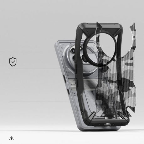 Ringke Nothing Phone (3a) Pro Skal Fusion X Camo Black