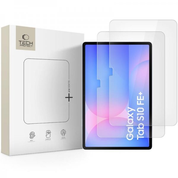 Tech-Protect Samsung Galaxy Tab S10 FE Plus Skärmskydd Glass Fit+