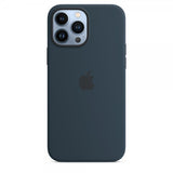 Apple Original iPhone 13 Pro Max Skal Silicone Case MagSafe Bläckblå