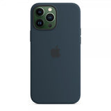 Apple Original iPhone 13 Pro Max Skal Silicone Case MagSafe Bläckblå