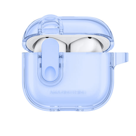 Amazingthing AirPods 4/5 Skal Minimal Click Blå
