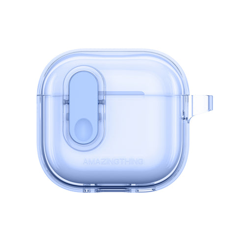 Amazingthing AirPods 4/5 Skal Minimal Click Blå