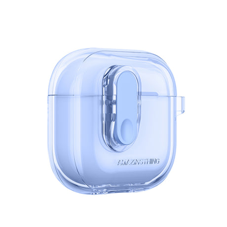 Amazingthing AirPods 4/5 Skal Minimal Click Blå