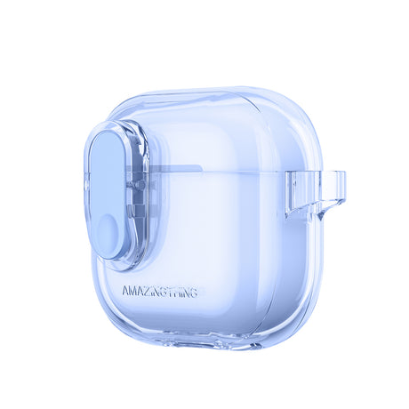 Amazingthing AirPods 4/5 Skal Minimal Click Blå