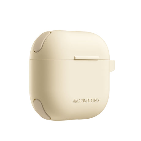 Amazingthing AirPods 4/5 Skal Omni GripClip Beige
