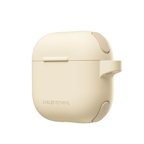 Amazingthing AirPods 4/5 Skal Omni GripClip Beige