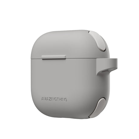 Amazingthing AirPods 4/5 Skal Omni GripClip Grå