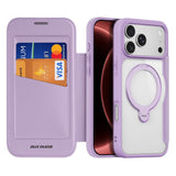 Dux Ducis iPhone 17 Pro Max/18 Pro Max Fodral Skin X Pro Series Kickstand MagSafe Lila