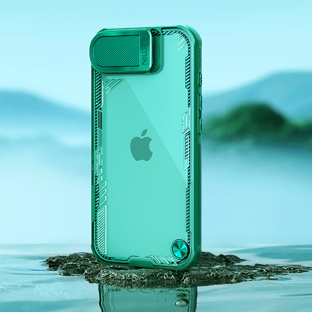 Nillkin iPhone 16e/iPhone 17e Skal Iceblade Prop Grön