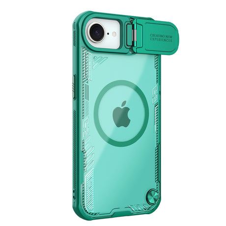 Nillkin iPhone 16e/iPhone 17e Skal Iceblade Prop MagSafe Grön