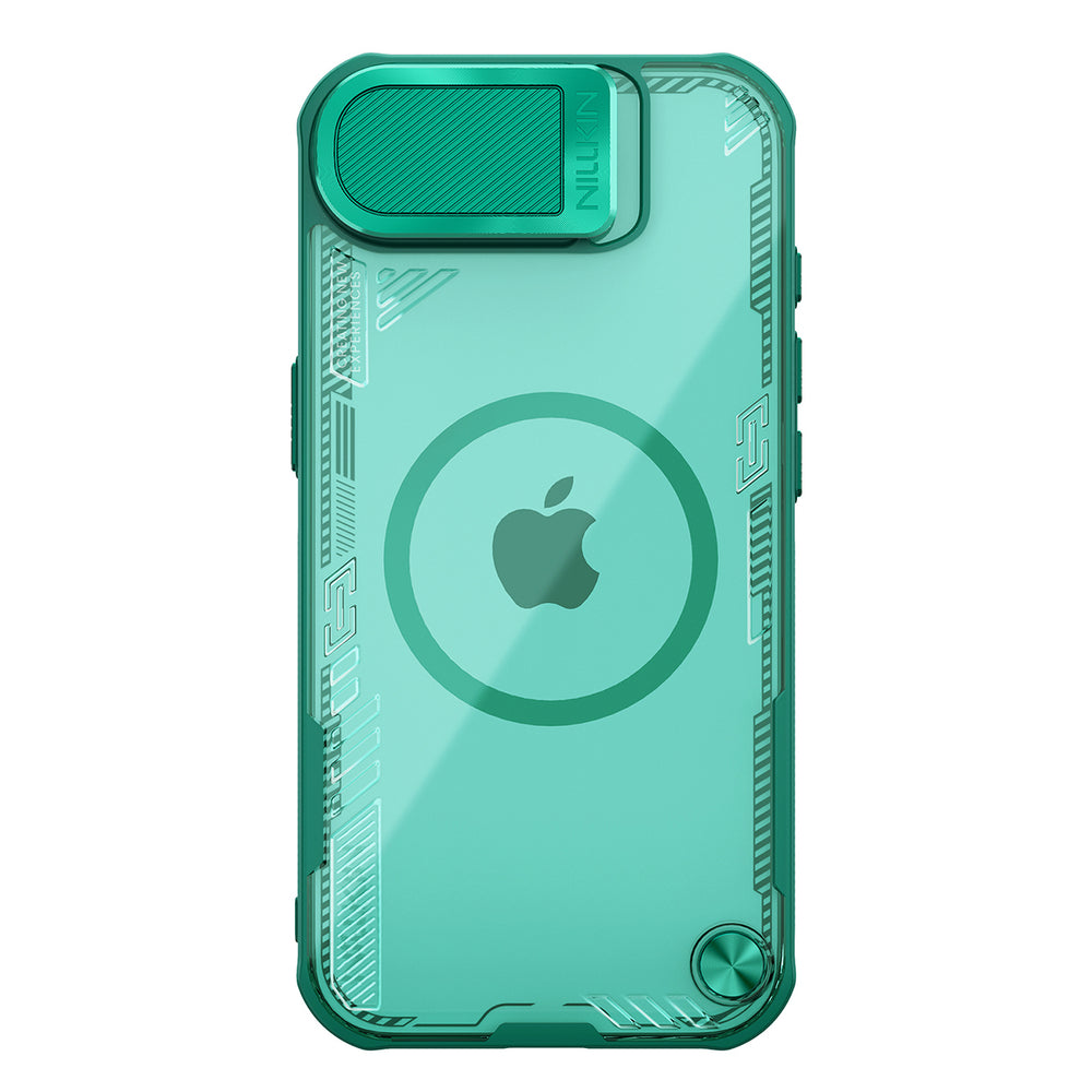 Nillkin iPhone 16e/iPhone 17e Skal Iceblade Prop MagSafe Grön