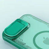Nillkin iPhone 16e/iPhone 17e Skal Iceblade Prop MagSafe Grön