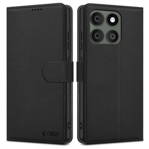 Tech-Protect Motorola Edge 60 Pro Fodral Wallet Svart
