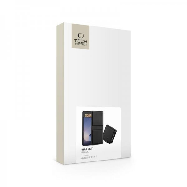 Tech-Protect Samsung Galaxy Z Flip 7 Fodral Wallet Svart