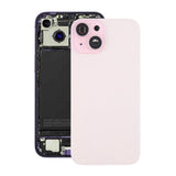 iPhone 15 Plus Baksida Glas med Magnet och Kameralins - Rosa