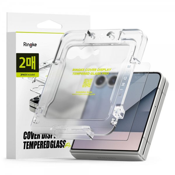 Ringke Samsung Galaxy Z Flip 7 Skärmskydd Easy Slide 2-pack