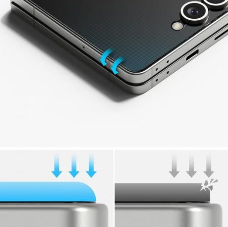 Ringke Samsung Galaxy Z Flip 7 Skärmskydd 3-in-1 Protector Pro