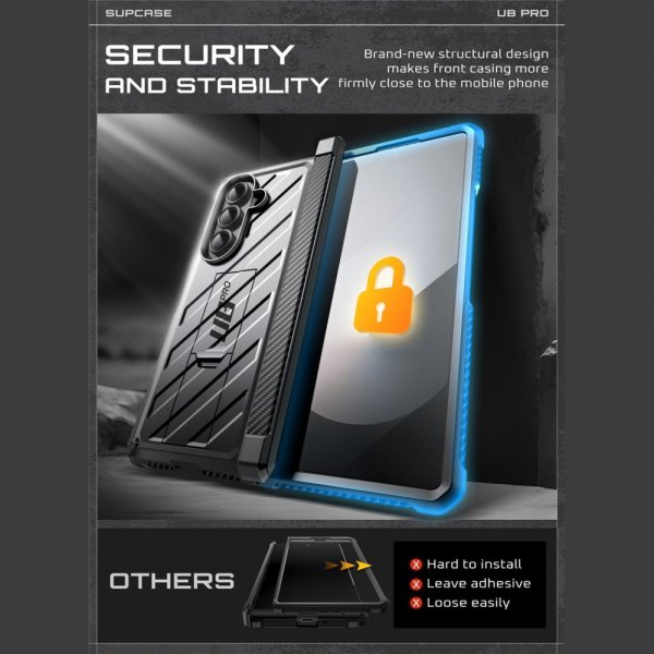 Supcase Samsung Galaxy Z Fold 7 Skal UB Pro Svart