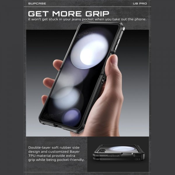 Supcase Samsung Galaxy Z Flip 7 Skal UB Pro Svart