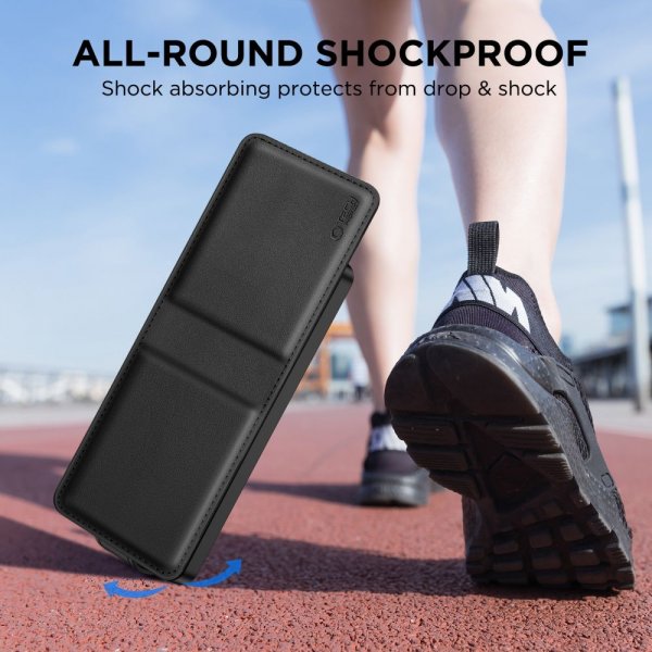 Tech-Protect Samsung Galaxy Z Flip 6/Z Flip 7 FE Fodral Wallet Svart