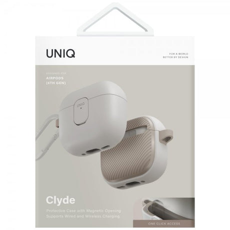 UNIQ AirPods 4 Skal Clyde Beige