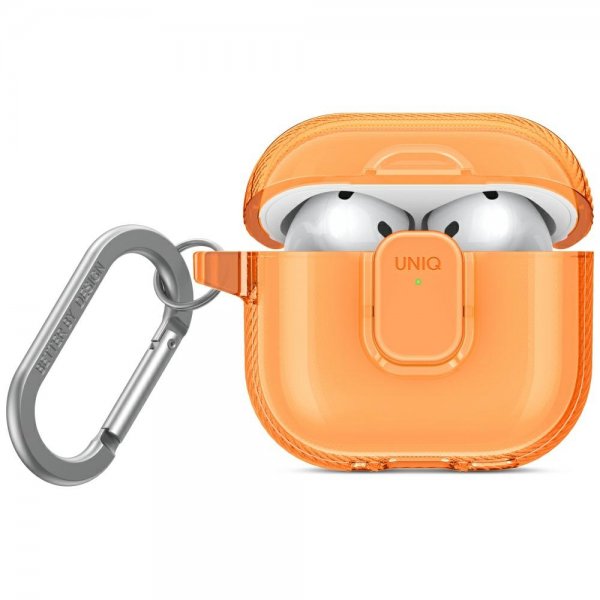 UNIQ AirPods 4 Skal Glase Pro Orange