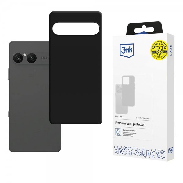 3mk Sony Xperia 10 VII Skal Matt Case Svart