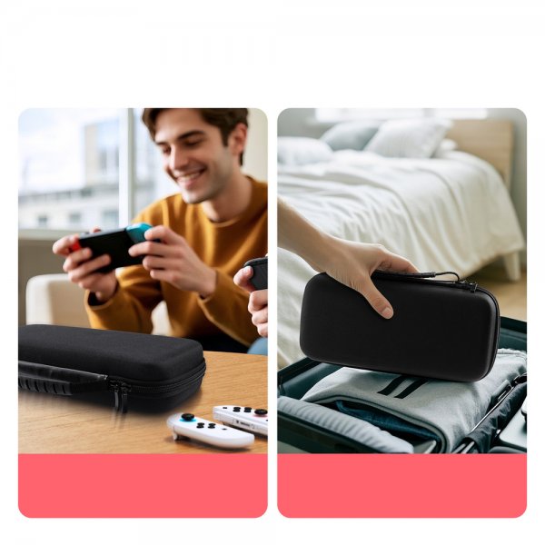 Dux Ducis Nintendo Switch 2 Väska med Handtag och Spelförvaring Svart
