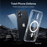 ESR iPhone 17 Skal och Skärmskydd Classic Hybrid MagSafe Set Transparent