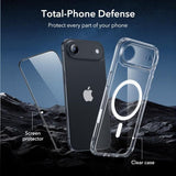 ESR iPhone Air Skal och Skärmskydd Classic Hybrid MagSafe Set Transparent