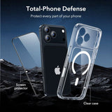 ESR iPhone 17 Pro Skal och Skärmskydd Classic Hybrid MagSafe Set Transparent