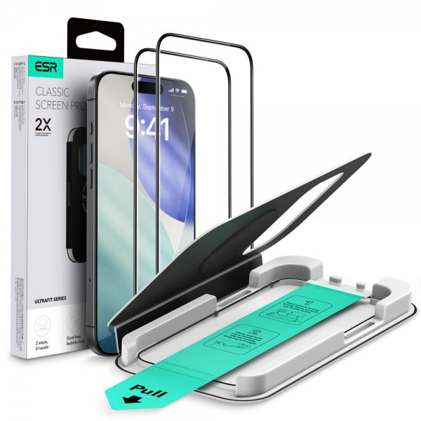 ESR iPhone 17 Pro Skärmskydd UltraFit 2-pack