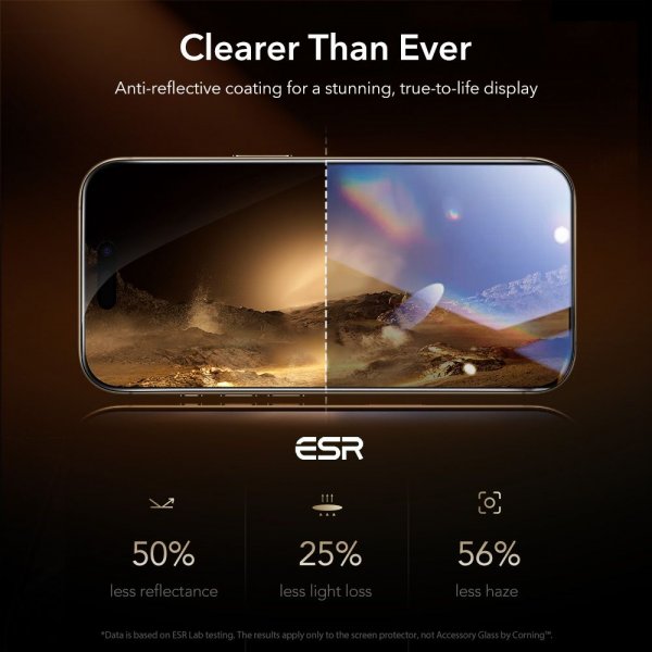 ESR iPhone 17 Pro Skärmskydd UltraFit Armorite