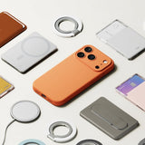 Ringke iPhone 17 Pro Max Skal Silicone Magnetic Tangerine