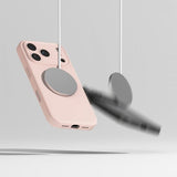 Ringke iPhone 17 Pro Skal Silicone Magnetic Pink Sand