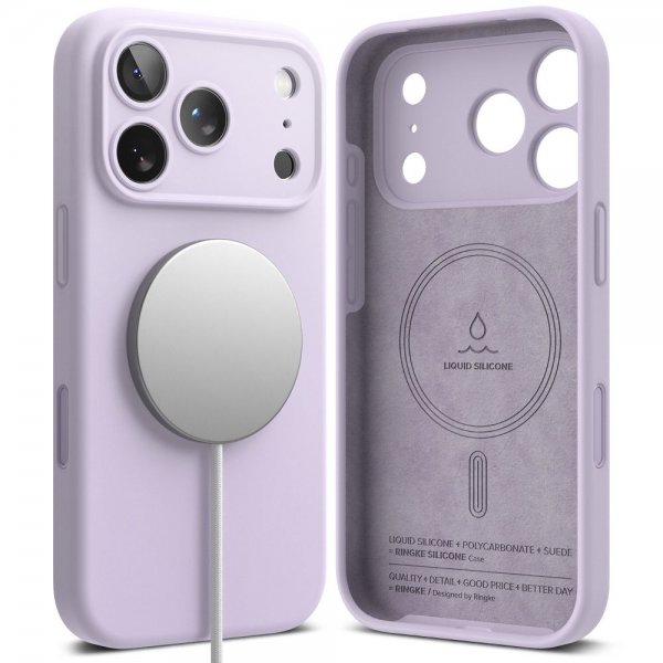 Ringke iPhone 17 Pro Skal Silicone Magnetic Svart