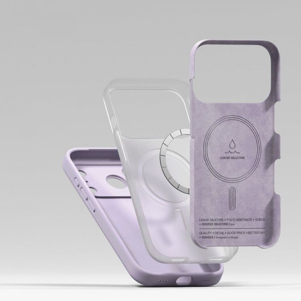 Ringke iPhone 17 Pro Skal Silicone Magnetic Svart